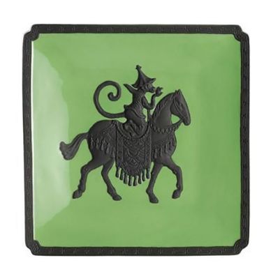 Jean Boggio Marmoset Chevalier Dessert Plate Black Jade JB00516GB