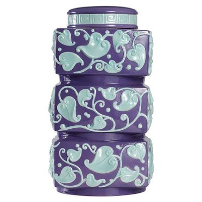 Jean Boggio Tai Chi Ginger Jar Purple Blue Relief JB00522PUB