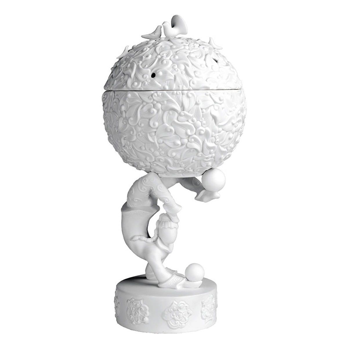 Jean Boggio Incense Burner With Juggler White JB00307W