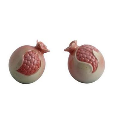 Jean Boggio Pomegranate Salt &amp; Pepper Shakers JB00929