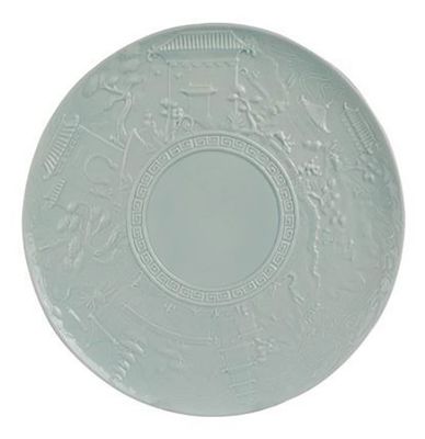 Jean Boggio China Impression Serving Plate Celadon JB00317C