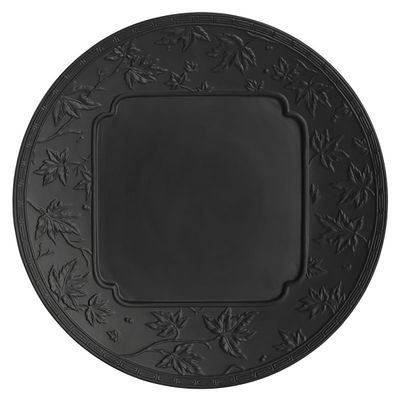 Jean Boggio Maple Leafs Dinner Plate Black JB00514B