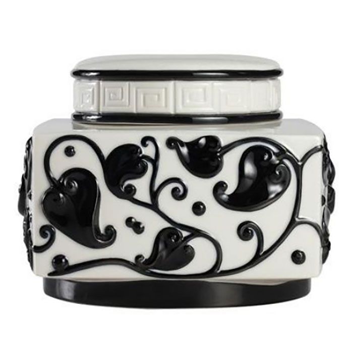 Jean Boggio Tai Chi Box With Relief White Black Relief JB00538WB