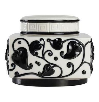 Jean Boggio Tai Chi Box With Relief White Black Relief JB00538WB