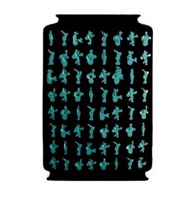 Jean Boggio Once Upon A Time Vase Black Turquoise JB00701BT