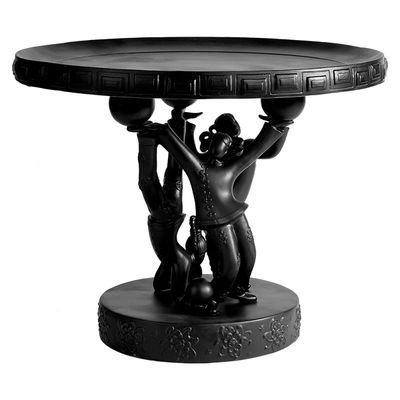 Jean Boggio Circus Pedestal Plate Black JB00274B