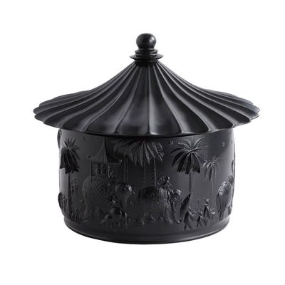 Jean Boggio Xiang Large Covered Box Black Mat JB00925B