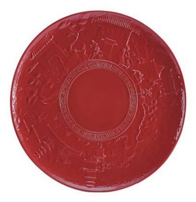 Jean Boggio China Impression Serving Plate Red JB00317R