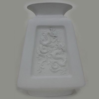 Jean Boggio Dragon Vase White Bisque JB00815W