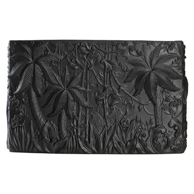 Jean Boggio Extraordinary Garden Grand Flat Vase Black JB00525B