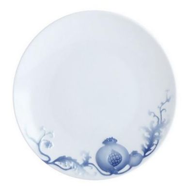 Jean Boggio Pomegranate Coupe Plate Diameter 19Cm White Blue JB00951WB