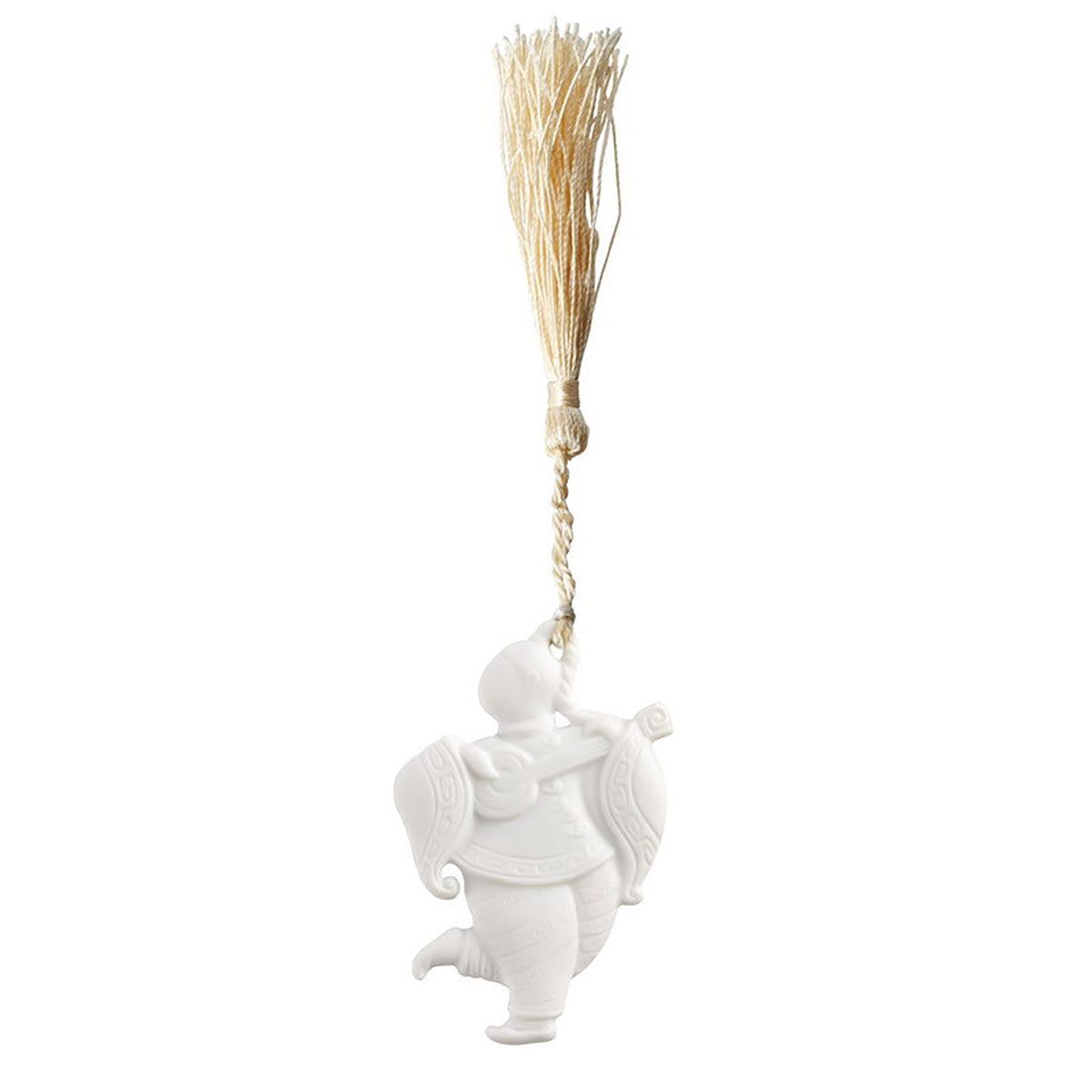 Jean Boggio Christmas Charm Ping Ping With Ornament White Bisque JB00937