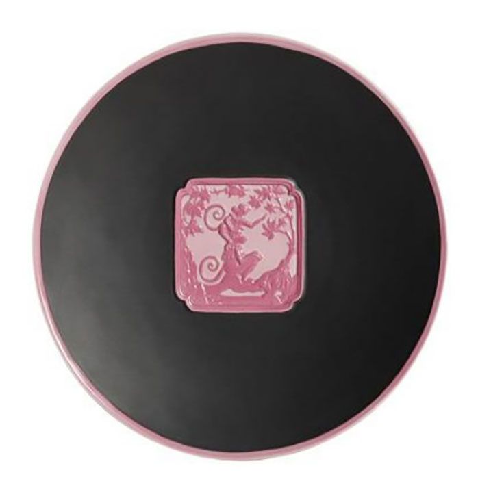 Jean Boggio Marmosets Dessert Plate Black Rose JB00515BP