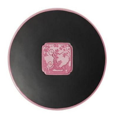 Jean Boggio Marmosets Dessert Plate Black Rose JB00515BP