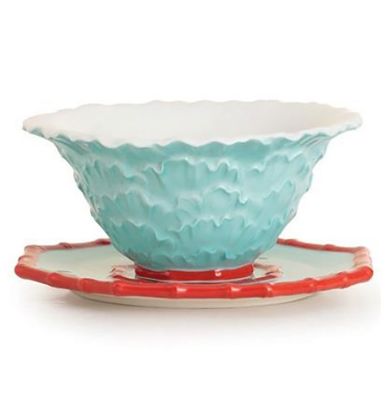 Jean Boggio Time Flower Tea Cup Saucer Set JB00798