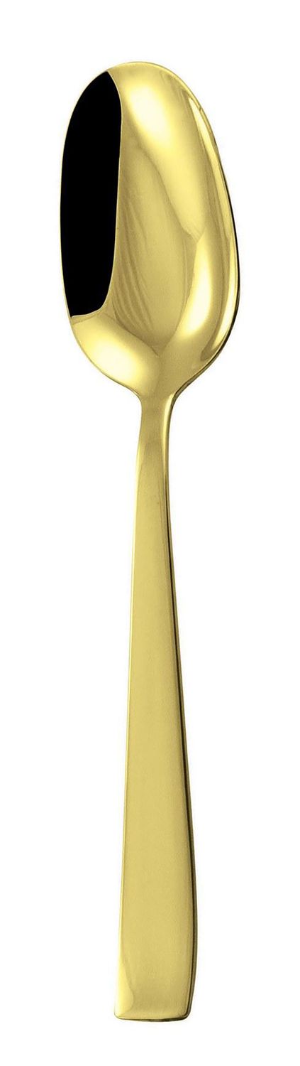 Sambonet Flat Pvd Gold Serving Spoon 62712G44