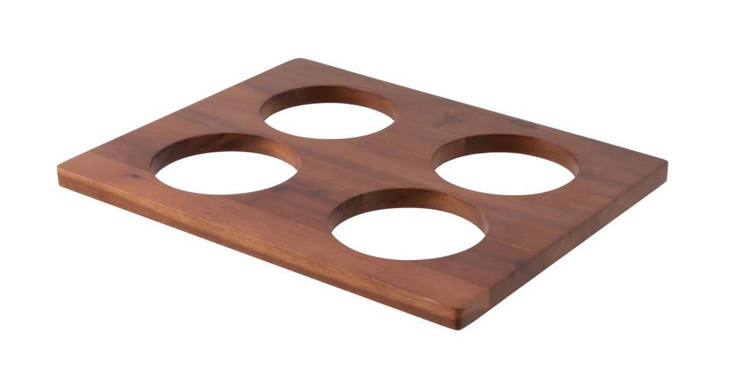 Sambonet Radici Buffet Shelf For 4-Pitcher Bar Stainless Steel Brown 58499-AA