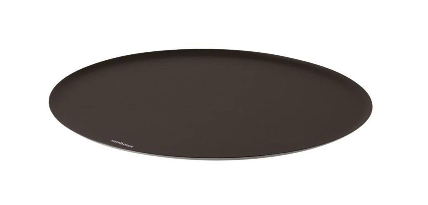 Sambonet Radici Buffet Tray Round Stainless Steel Black Painted 58026-31