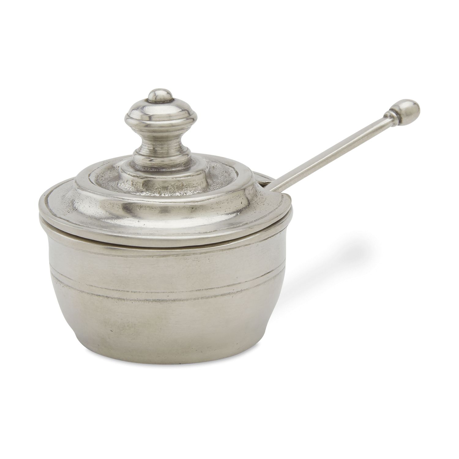 Match Pewter Piccolo Salt Cellar with Lid and Spoon 952.8