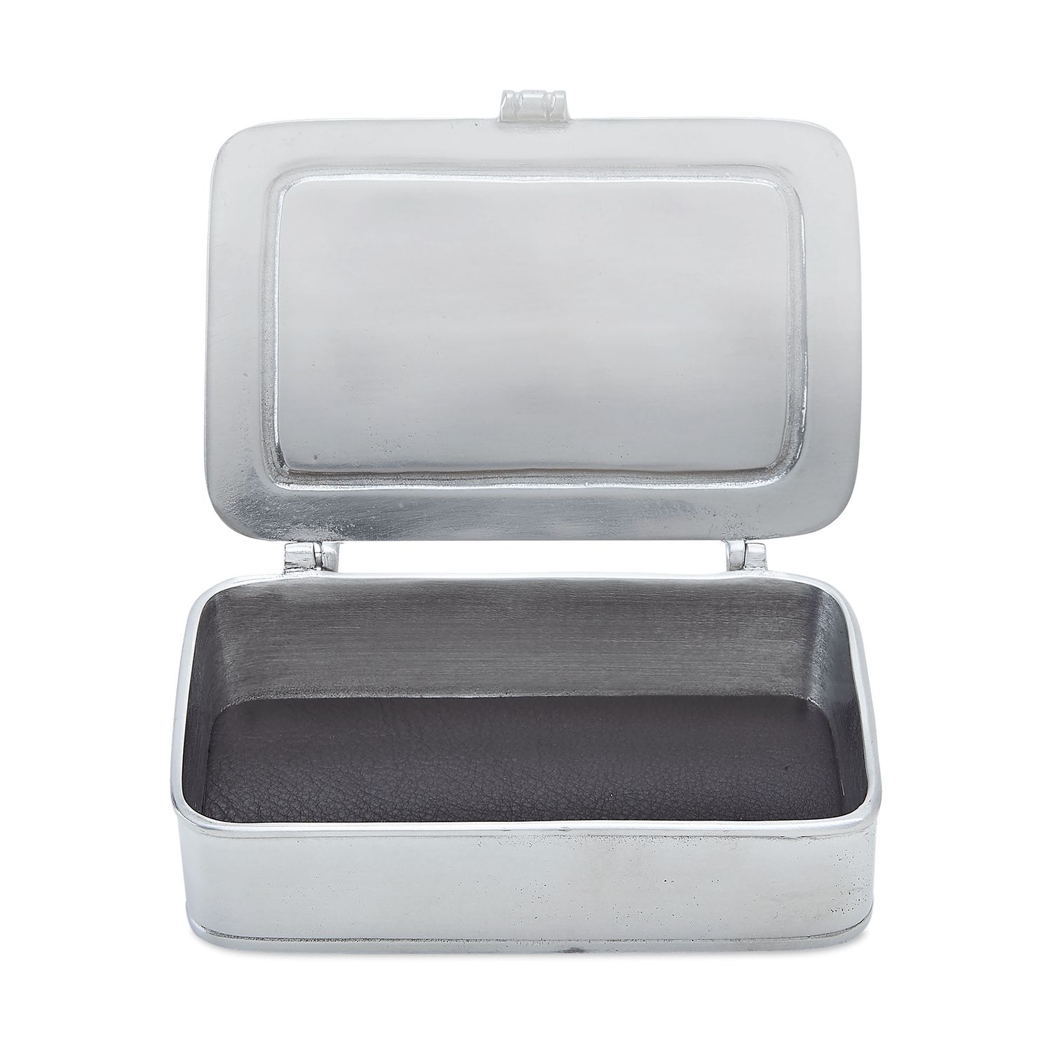 Match Pewter XOXO Large Box with Black Leather Insert 1355.0BLK