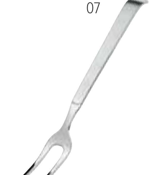 Amefa Buffet Meat Serving Fork Stainless Steel Satin Mirror 131900B000246, 8711155018308