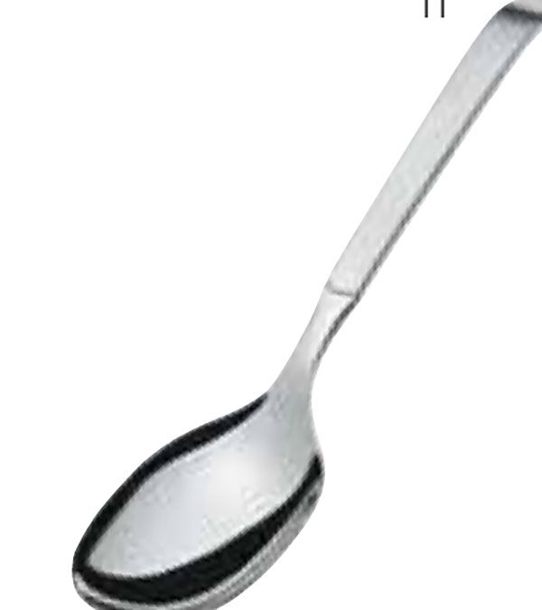 Amefa Buffet Serving Spoon Stainless Steel Satin Mirror 131900B000250, 8711155018384