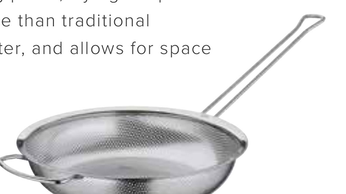 Kuchenprofi Deluxe Flat Strainer Stainless Steel K2506112824, 4007371073448
