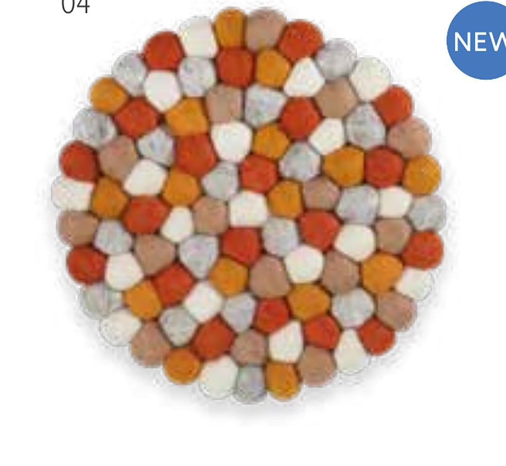 Cilio Lana Ambra Virgin Wool Trivet Round C470734, 4017166470734