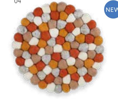 Cilio Lana Ambra Virgin Wool Trivet Round C470734, 4017166470734