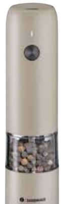 Zassenhaus Koln Rechargeable Salt or Pepper Mill Gray M033120, 4006528033120