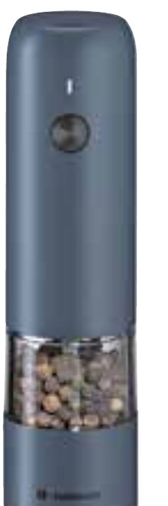 Zassenhaus Koln Rechargeable Salt or Pepper Mill Blue M033144, 4006528033144