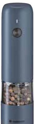 Zassenhaus Koln Rechargeable Salt or Pepper Mill Blue M033144, 4006528033144