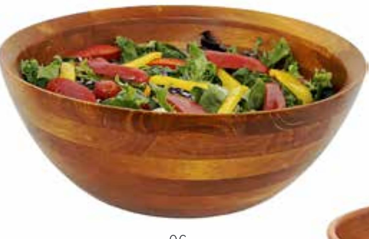 Frieling Conical Serving Bowl Rubberwood Medium 6060, 728547060607