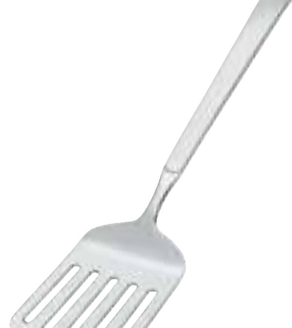 Amefa Buffet Slotted Turner Stainless Steel Satin Mirror 131900B000243, 8711155018315
