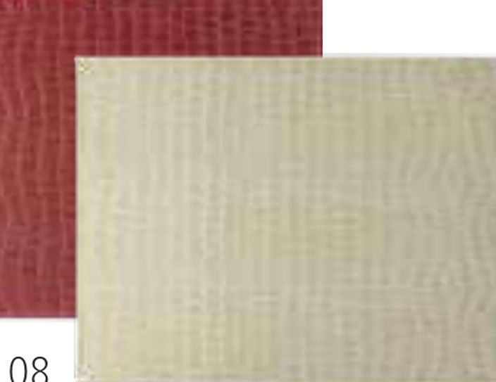 Davanti Crocodile Rectangular Placemat Beige 87104, 728547870145