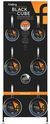 Frieling Black Cube Quick Release Fry Pan Display BCH-DIS01, 728547045253