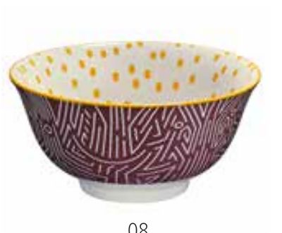 Amici Design Lines Porcelain Bowl C107685, 4017166107685