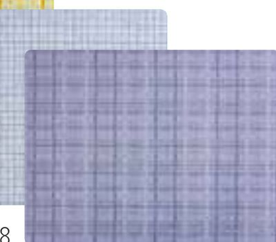 Davanti Plaid Rectangular Placemat Blue 85104, 728547851045