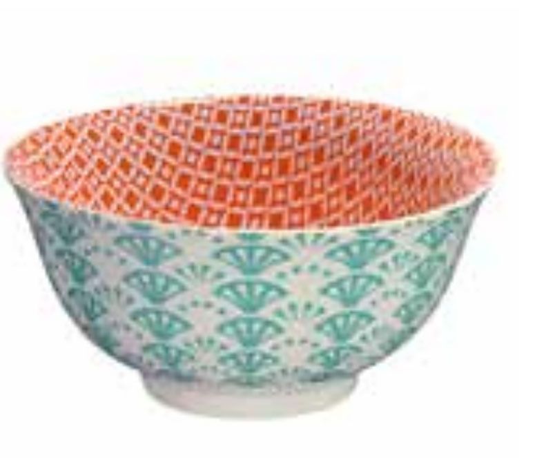 Amici Design Fan Porcelain Bowl C107715, 4017166107715