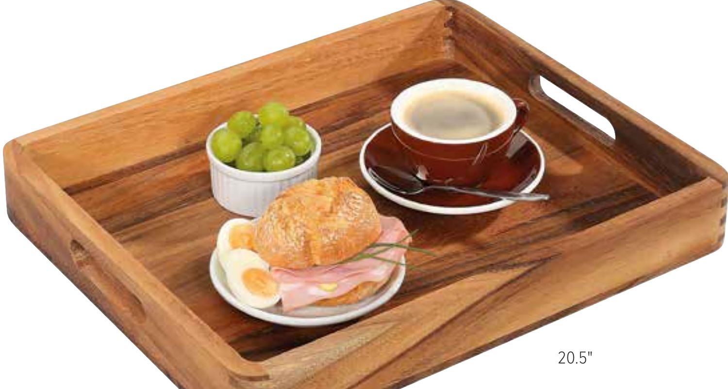 Zassenhaus Contemporary Serving Tray Acacia Rectangular M059212, 4006528059212