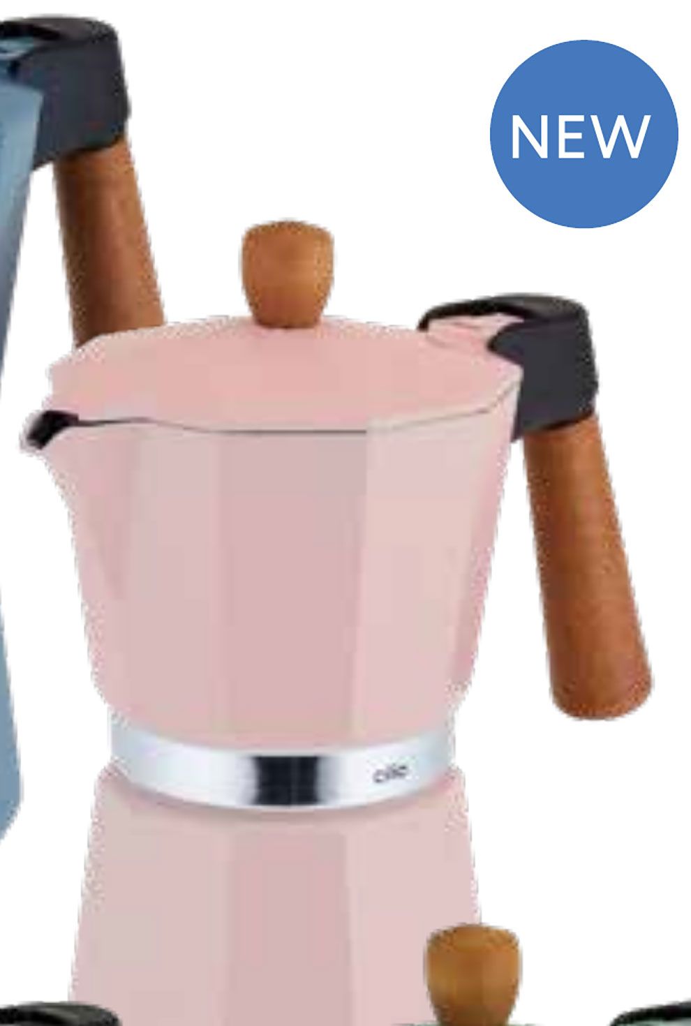 Cilio Legno Espresso Maker Pink C321531, 4017166321531
