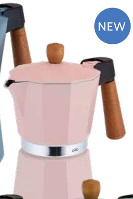 Cilio Legno Espresso Maker Pink C321531, 4017166321531
