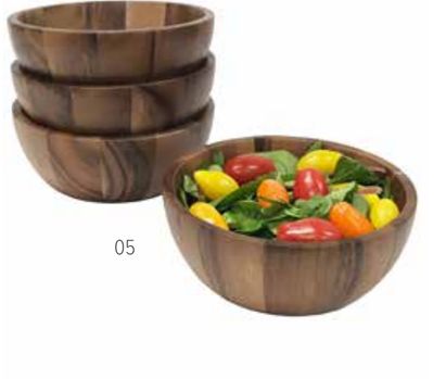 Frieling Tulip Serving Bowl Acacia Small 6056, 728547060560