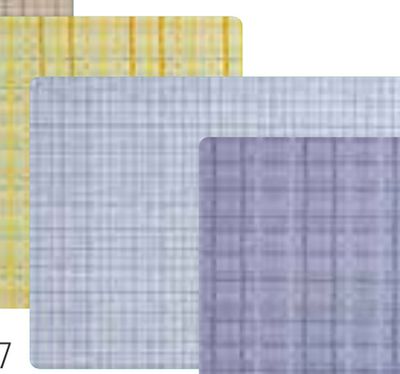 Davanti Plaid Rectangular Placemat Light Blue 85103, 728547851038