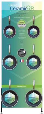 Frieling Black Cube CeramicQR Fry Pan Display BCCQR-DIS01, 728547045260