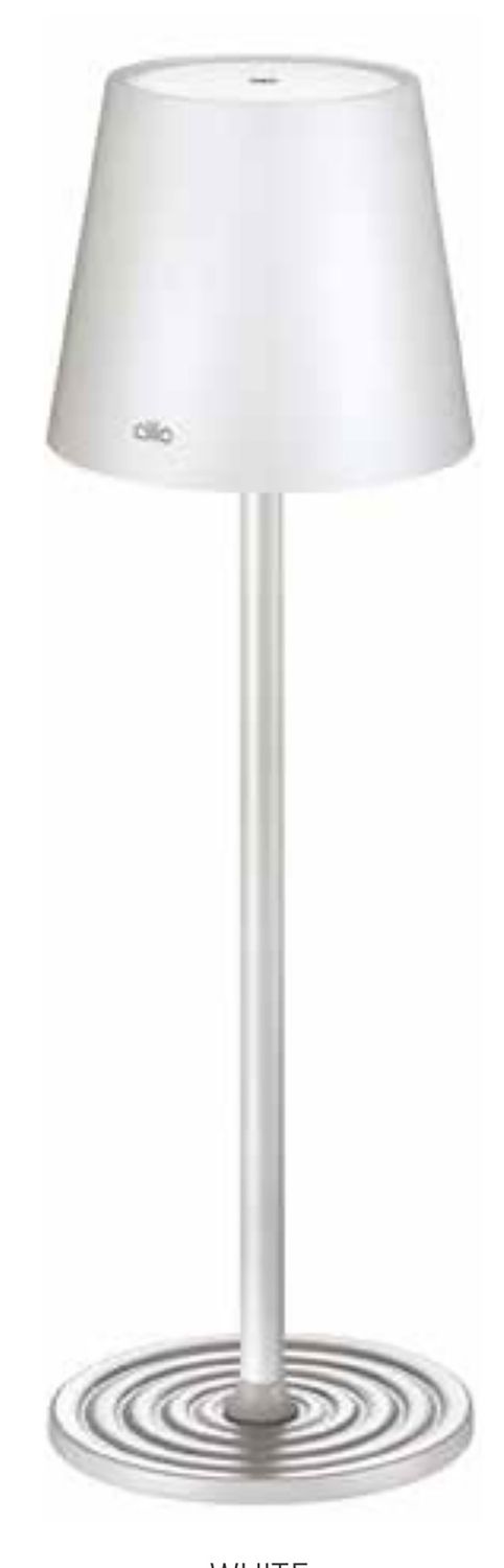 Cilio Sole LED Table Lamp White Round Base C190816, 4017166190816