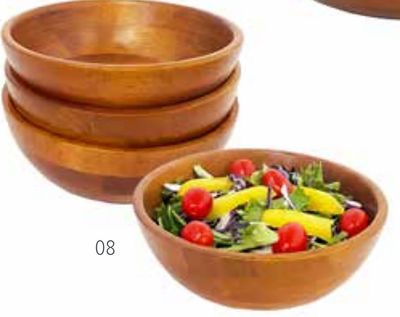 Frieling Conical Serving Bowl Rubberwood Small 6062, 728547060621
