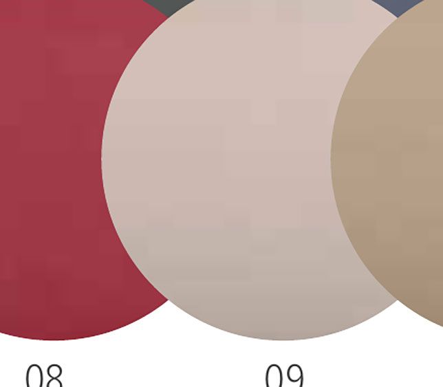 Davanti Mattola Placemat Round Silk Gray 80009, 728547800098
