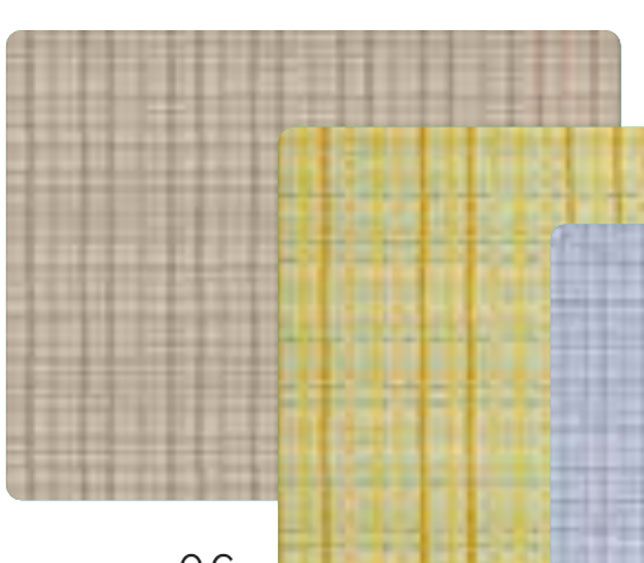Davanti Plaid Rectangular Placemat Beige 85101, 728547851014
