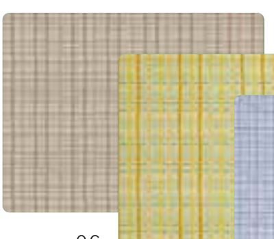Davanti Plaid Rectangular Placemat Beige 85101, 728547851014
